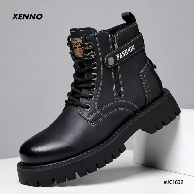 British Style High Top Leather Martin Boots